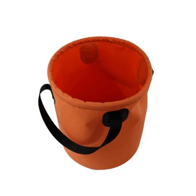 China Unisex Universal Large Capacity Bucket Equipment PVC Portable Camping Folding Water Bucket for sale