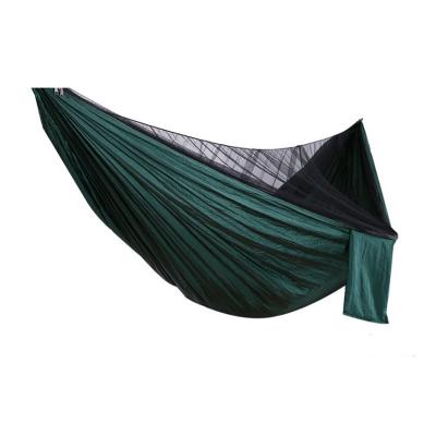 China Climbing 210 to t hot selling mosquito net hammock 210T nylon automatic spinning open hammock outdoor for sale