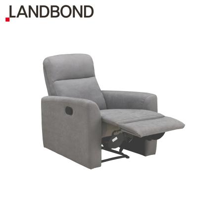 China 2022 Newest Design High Back Modern Living Room Single Chair Recliner Stretch Sofa Covers With 1 Manual Recliner for sale