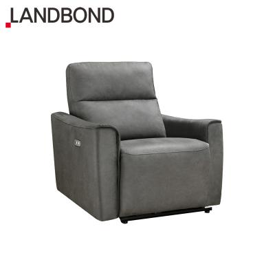 China Modern Contemporary Chic Recliner Electric Capacity Chair Fabric Home Living Room Couch Furniture Super Loading Sofa for sale