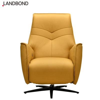 China 2022 Recliner Living Room Sofa Modern Electric Home Furniture Leather Recliner Chair New Design One Seat Sofa Set for sale