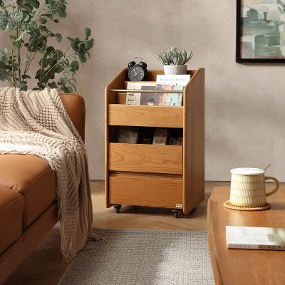 China Wooden Storage Cabinet (The Other) Living Room Adjustable Multifunctional Rollable Modern Bedside Sideboard Furniture for sale