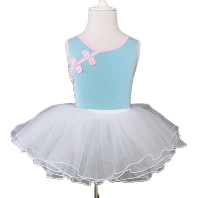 China tutu & Skirts 2022 Summer Sleeveless Kids Dance Clothes Women Dancewear Custom Design Sleeveless Kids Ballet Dance Dress Full Cotton Kids for sale