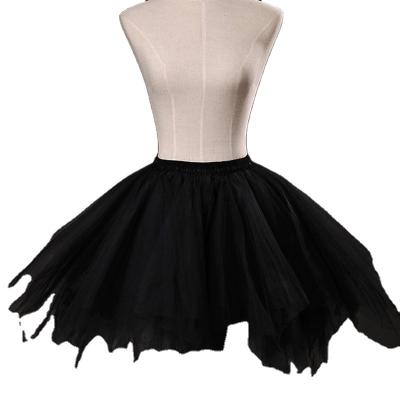 China Anti-Static Western Colorful Fluffy Mini Skirt Half Body Candy Mini Dress for sale