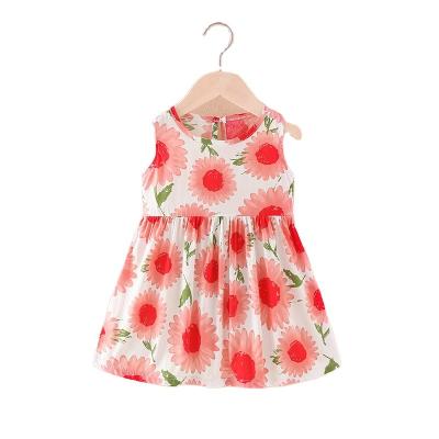 China 2022 Cheapest Baby Girls Dance Dress Silk Summer Cotton Dresses for sale