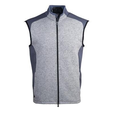 China Custom Color Block High End QUICK DRY Wool Polyester Quick Dry Stretch Mens 4-Way Vest Jacket for sale