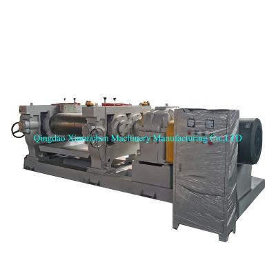 China XK-450 factory automatic running mixer two roll open mixing mill/rubber mixing mill/open mixer for sale