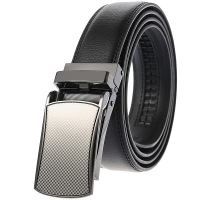 China Cowhide Automatic Buckle Fashion Men Luxury Leather Belt LY33-1857-1 for sale