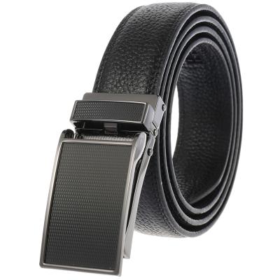 China Cowhide Zinc Alloy Automatic Buckle Leather Belt LY33-0200-5 for sale