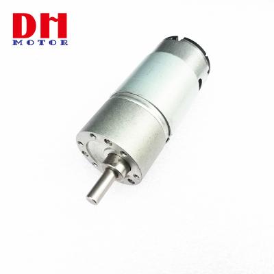 China DH-37GA555 12V -24V DC Round Spur Gear Dripproof Motor For Hood And Range Vending And Bank Automation for sale