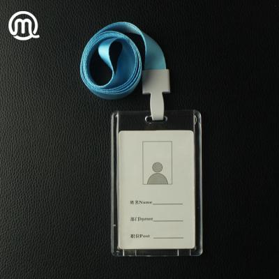 China Simple/Durable/Good Appearance for Company Employees ID Clear Vertical Badge Holder for sale