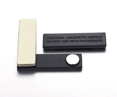 China Accessory for magnetic name badge name tag attachments with two round strong neodymium magnets for sale