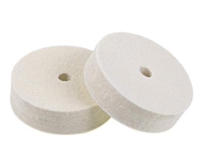 China Wholesale Wool Compressed Disc Machine Felt Seal 3in Polishing Polishing Wheel Pads for sale