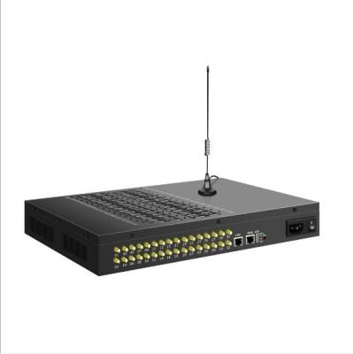 China Internet GSM Voice Gateway 32 Ports 256 Cards Voice Landing Wireless Call Center With GOIP Wireless Network for sale