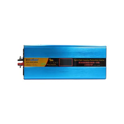 China Suoer 24V 1KW MPPT Solar Hybrid Inverter with Charge Controller 475.5*178*83.5mm for sale