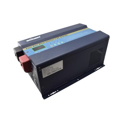 China Suoer 3000w Low Frequency Hybrid Off Grid Inverter 3kw Solar Hybrid Inverter With Built In PWM Solar Controller 460x245x200mm for sale