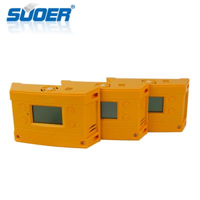 China Solar Charger Controller Suoer 12V 24V 10A MPPT Charge Controller with USB Charger for sale