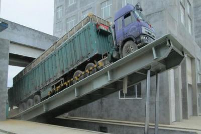 China 8t hydraulic mobile loading ramp with 22M Max Lifting Height for sale