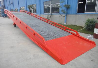 China 10 ton Steel yard ramp for loading and unloading trucks in 2.5M X 2.3M Platform size for sale