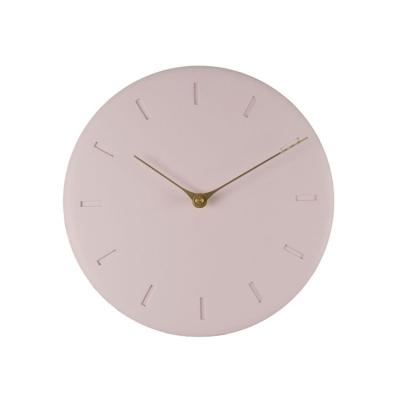 China Minimalist Resin High Quality Background Wall Decoration Simple Round Digital Wall Clock for sale