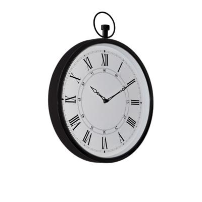 China For 12 Hour Display Raymons 16 Inch Hang Decorative Design Roman Numerals Metal Wall Clock Fancy Home for sale