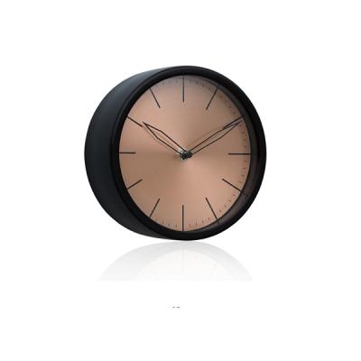 China 12 Hour Display Raymons 7 Inch Fancy Design Mounted Dial Gold Matching Metal Wall Clock For Home Decoration for sale