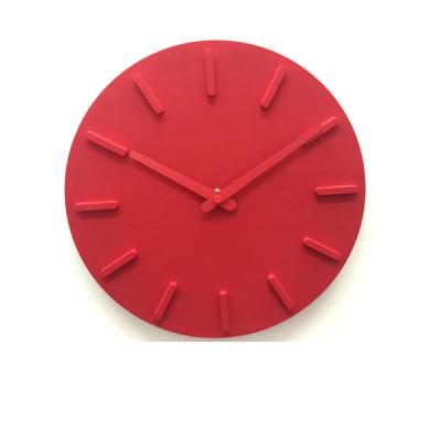 China Wholesale New Design Plastic Clock Home Decor Raymons 12 Hour Display Round Quartz 28cm 10inch Wall Clock With Logo Customized for sale