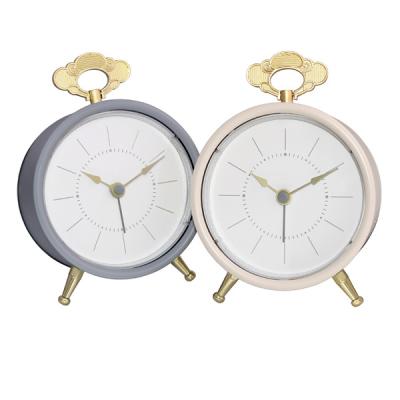 China Hot Selling Raymons Amazon Calendars 3.8 Inch Alarm Clock Quartz Analog Metal Desk Hanging Alarm Clock for sale