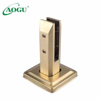 China Wholesale Strong Stainless Steel Fixed Glass Spigot For Glass Balustrade Railing Pool Fencing Barrier Clamp Spigot Glass Railing for sale