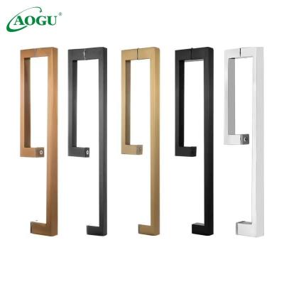 China Modern American Bestsellers Glass Door Pull Handle G Type 304 Stainless Steel Shower Door Handle for sale