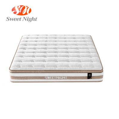 China Foldable High Quality Compressed Natural Latex Bed Hotel Pocket Single Box Spring for sale