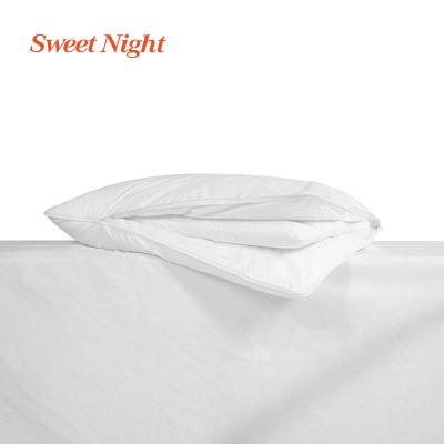 China Anti-static High Quality Cotton Blanket Sponge Latex Memory Gel Hotel Plush Feather White Velvet Pillows for sale