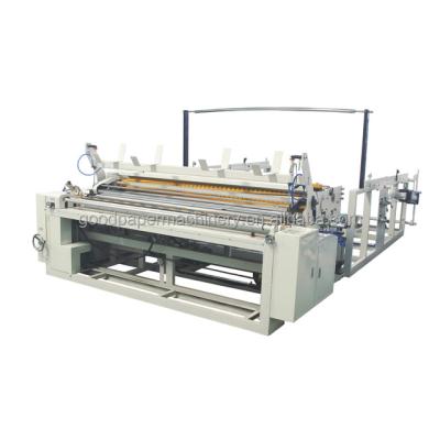 China Factory Paper Rewinding Embossing Machine, Toilet Paper Making Machine with High Speed ​​and Long Service Life for sale