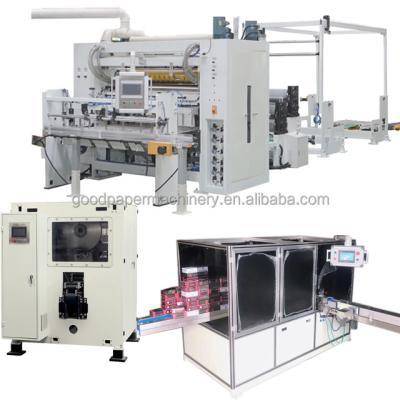 China Full Automatic Folding Machine Tissue Paper Factory Tissue Facial Tissue Box Shaped Packing Machine for sale