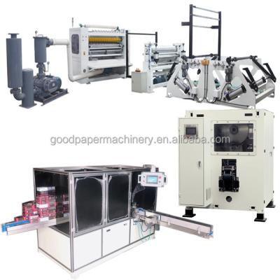 China factory box facial tissue paper making machine tissue paper converting machine and price for sale