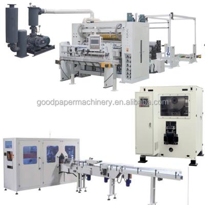 China Factory Direct Factory Sale Facial Tissue Converter Bag Soft Tissue Full Automatic Tissue Transfer Production Line for sale