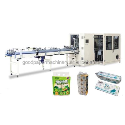 China Factory Toilet Paper Kitchen Roll Packaging Machine Big Bag Wrapping And Sealing Machine for sale