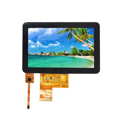 China 6 Inch 800x480 RGB TFT LCD 5 Hour 40pins Interface LCD Screen With Capacitive Touch Screen 5 Inch for sale