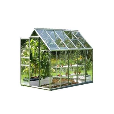 China Stable structure easily assembled Foshan kunyu low price 3x3m house to use plastic sheet tarpaulin mini garden planting greenhouse for sale for sale