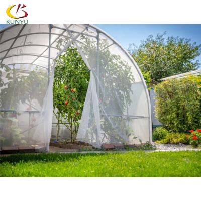 China Low Cost PE Aluminum Tunnel Metal Profiles Frames Commercial Polycarbonate Garden Greenhouses Cucumber for sale