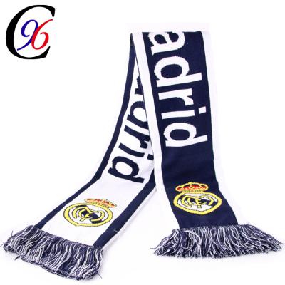 China Advertising Product Chengxing Brand Customize Logo Sports Events Fan Winter Scarf for sale