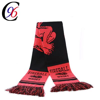 China Fashion Scarf Chengxing Good Quality Custom Design Soccer Fans Acrylic Scarf Comfortable Fashion Soccer Scarf for sale