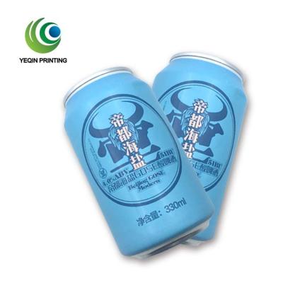 China Waterproof Pet Shrink Wrap Label Good Quality Aluminum Jar Stickers for sale