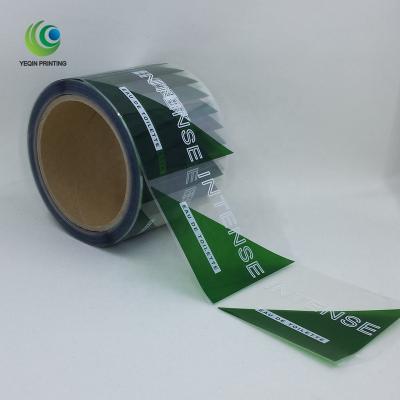 China Waterproof plastic stickers for 5 gallon water bottles, labels for bottles and jars for sale