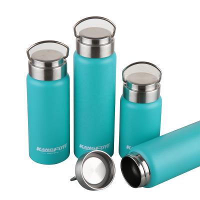 China Factory Wholesale PORTABLE Gym Fitness Double Wall Stainless Steel Insulated Wide Mouth Sports Water Bottle Directly for sale