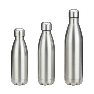 China Sustainable Double Wall Vacuum Coke Bottle Thermos Drinking 304 And 201 Stainless Steel Inside Outside Insulated Cola Bottle for sale