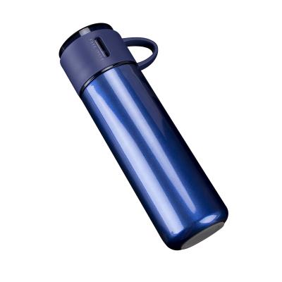 China 350ml 450ml PORTABLE Water Bottle Stainless Steel Thermos Double Walled Insulated Cup With Lid And Handle for sale