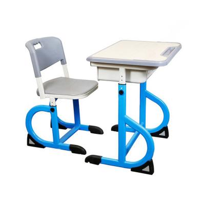 China Modern Student Education Furniture Adjustable Study Single Seat Chair And Desk for sale