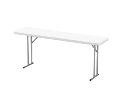 China Modern Rectangle White Table Plastic Rectangular Party Tables for sale