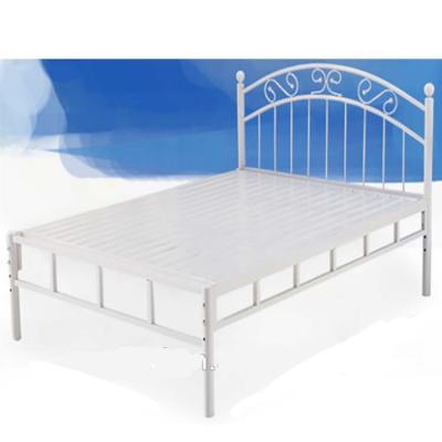 China Modern double bed designadult or double school dorm bed for hostelwrought iron double bed for sale